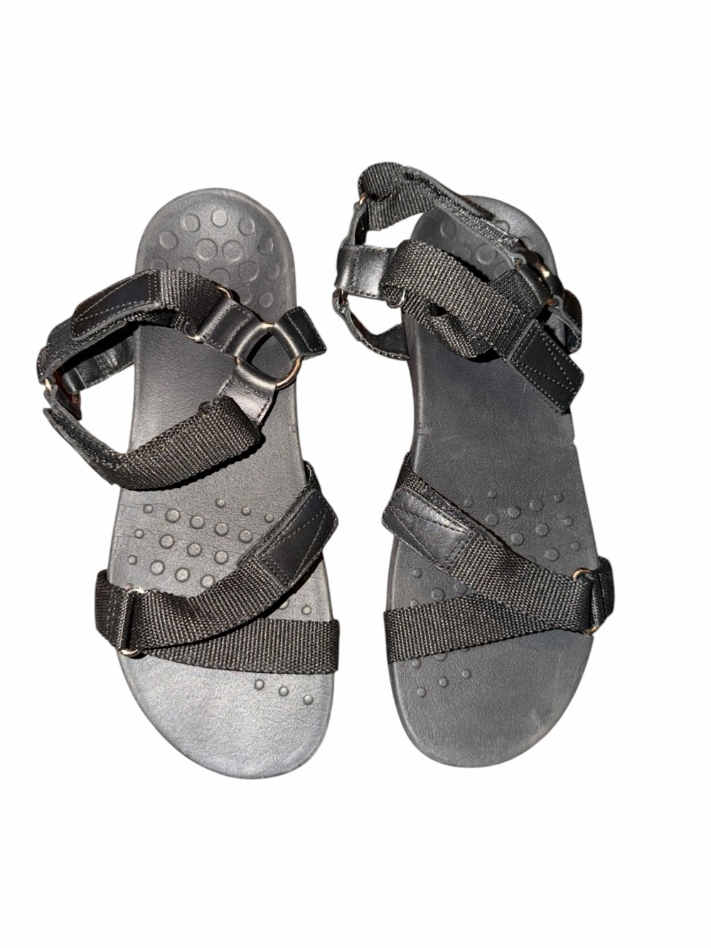 Vionic Women’s Candace Black Strappy Comfort Sandals Size 9